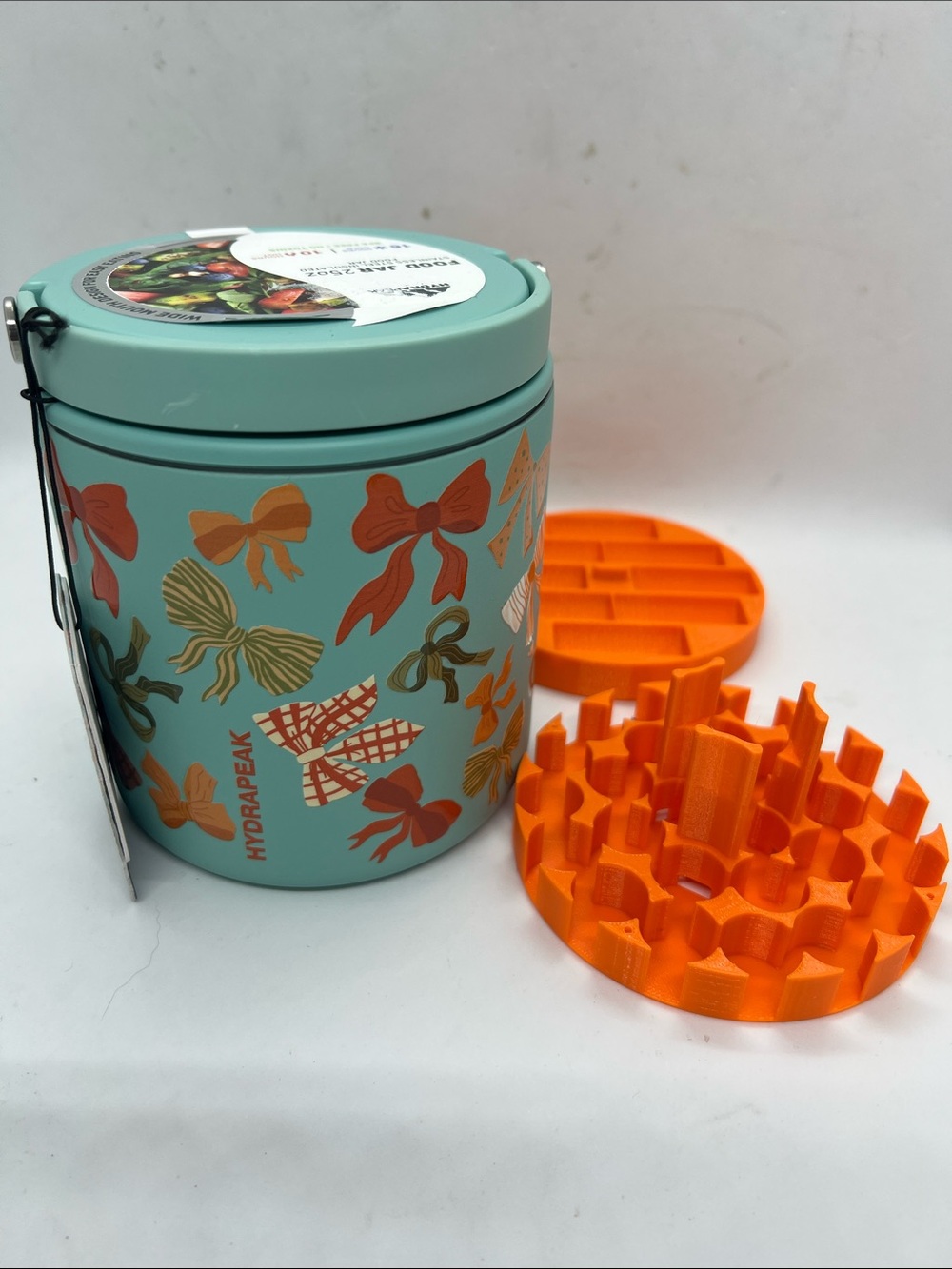 Hydrapeak Food Jar Insulated Stainless Steel Plus Peptide Storage Container NWT